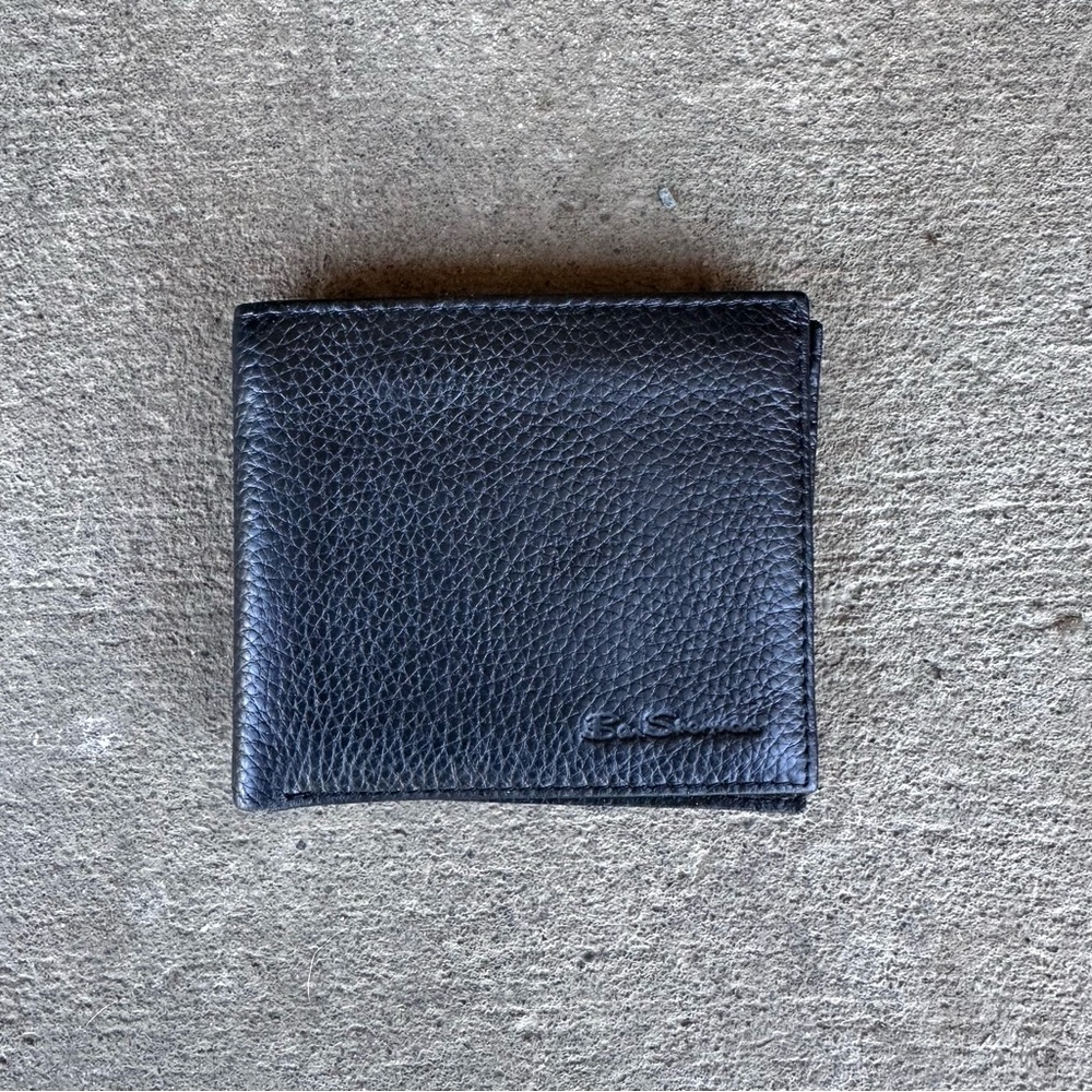 Ben Sherman Retro 60’s Union Jack Flag Print Leather Wallet